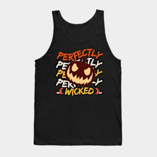 Perfectly Wicked Halloween Pumpkin Tank Top